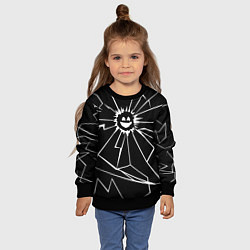Свитшот детский ЧЕРНОЕ ЗЕРКАЛО, цвет: 3D-черный — фото 2