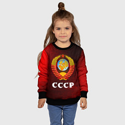 Свитшот детский СССР USSR, цвет: 3D-черный — фото 2