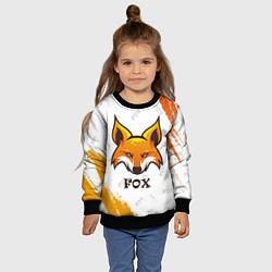 Свитшот детский FOX, цвет: 3D-черный — фото 2