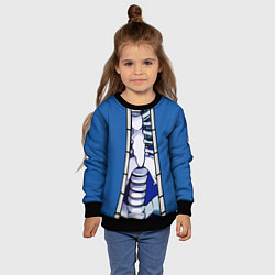 Свитшот детский КУРТКА САНСА SANS, цвет: 3D-черный — фото 2