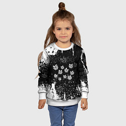 Свитшот детский Pyrokinesis, цвет: 3D-белый — фото 2