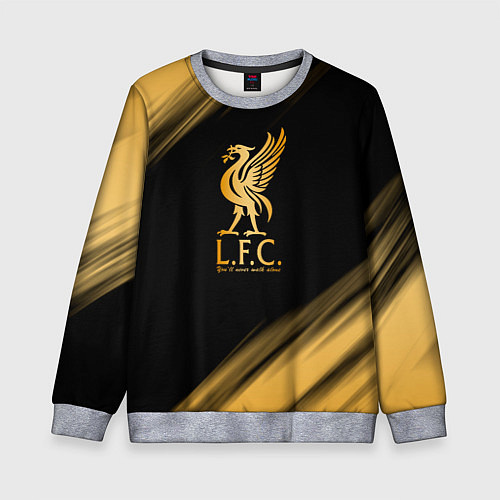 Детский свитшот Liverpool Ливерпуль / 3D-Меланж – фото 1