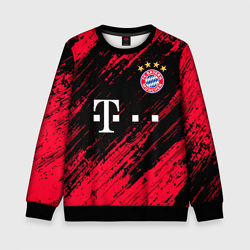 Детский свитшот BAYERN MUNCHEN БАВАРИЯ / 3D-Черный – фото 1