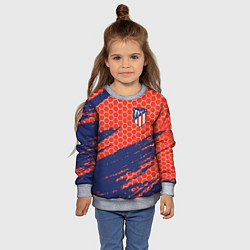 Свитшот детский Atletico Madrid, цвет: 3D-меланж — фото 2