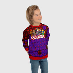 Свитшот детский Roblox Роблокс, цвет: 3D-красный — фото 2