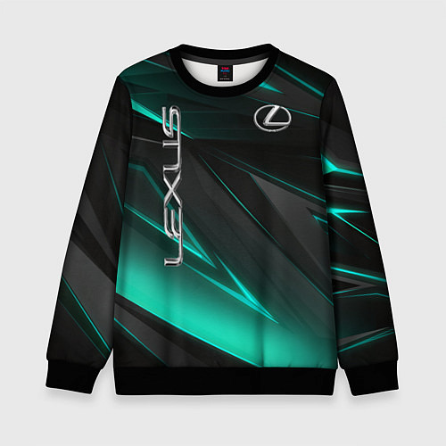 Детский свитшот Lexus / 3D-Черный – фото 1
