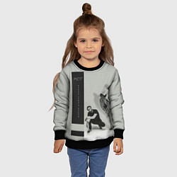 Свитшот детский МОТ, цвет: 3D-черный — фото 2