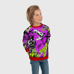 Свитшот детский Watch Dogs: Legion, цвет: 3D-красный — фото 2