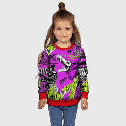 Свитшот детский Watch Dogs: Legion, цвет: 3D-красный — фото 2