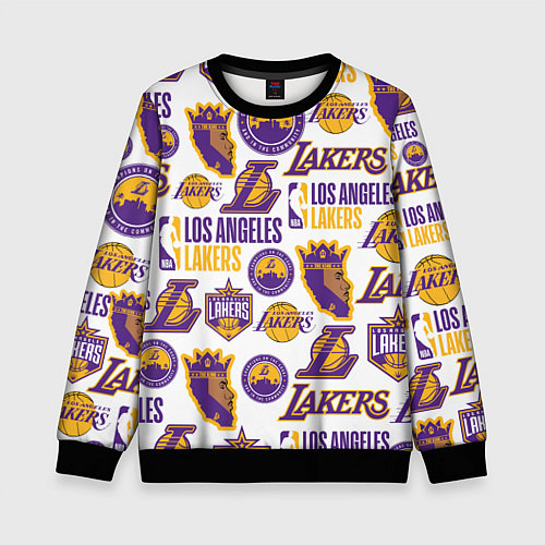 Детский свитшот LAKERS LOGO / 3D-Черный – фото 1