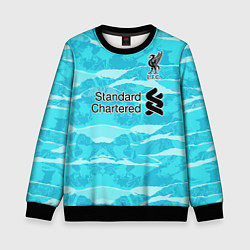 Свитшот детский LIVERPOOL выездная сезон 2021, цвет: 3D-черный