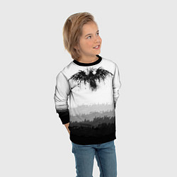Свитшот детский ЧЁРНЫЙ ВОРОН, цвет: 3D-черный — фото 2