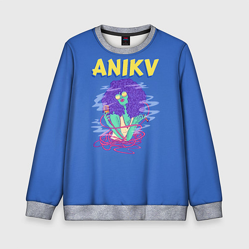 Детский свитшот ANIKV / 3D-Меланж – фото 1