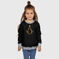 Свитшот детский ASSASSINS CREED VALHALLA, цвет: 3D-меланж — фото 2