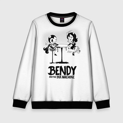 Детский свитшот Bendy And The Ink Machine / 3D-Черный – фото 1