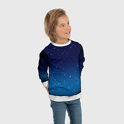 Свитшот детский Звездное небо, цвет: 3D-белый — фото 2