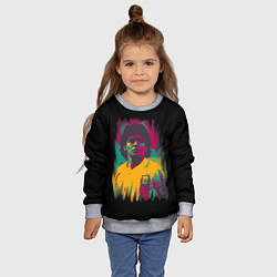 Свитшот детский Diego Maradona, цвет: 3D-меланж — фото 2