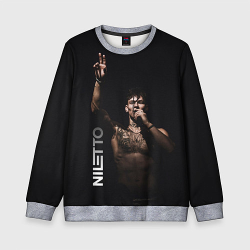 Детский свитшот NILETTO / 3D-Меланж – фото 1