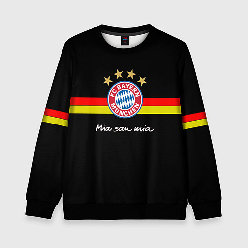 Детский свитшот Бавария / 3D-Черный – фото 1