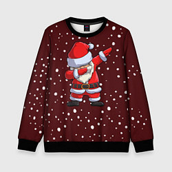 Свитшот детский Dab-Santa, цвет: 3D-черный