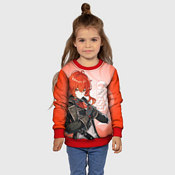 Свитшот детский GENSHIN IMPACT, ДИЛЮК, цвет: 3D-красный — фото 2