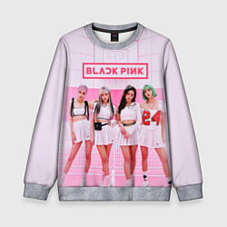 Свитшот детский BLACKPINK, цвет: 3D-меланж