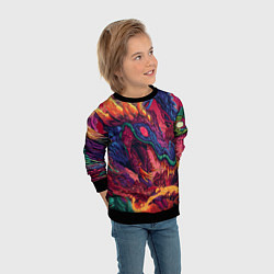 Свитшот детский HYPER BEAST, цвет: 3D-черный — фото 2