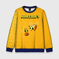 Свитшот детский Minecraft, цвет: 3D-синий