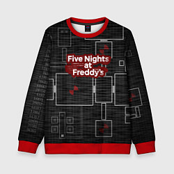 Свитшот детский Five Nights At Freddy, цвет: 3D-красный