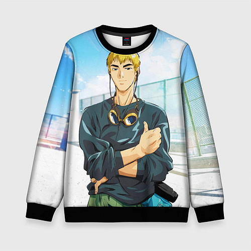 Детский свитшот Eikichi Onizuka / 3D-Черный – фото 1