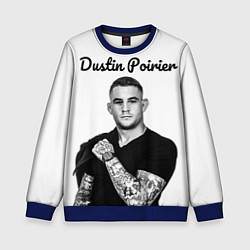 Свитшот детский Dustin Poirier, цвет: 3D-синий