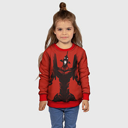 Свитшот детский Евангилион, цвет: 3D-красный — фото 2