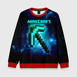 Свитшот детский Minecraft, цвет: 3D-красный