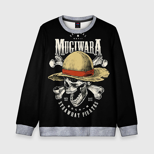 Детский свитшот MUGIWARA ONE PIECE / 3D-Меланж – фото 1