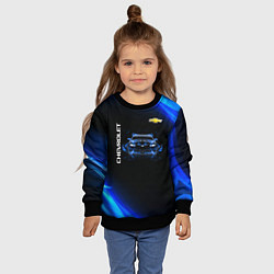 Свитшот детский Chevrolet, цвет: 3D-черный — фото 2