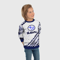 Свитшот детский SUBARU, цвет: 3D-синий — фото 2