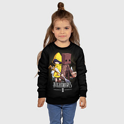 Свитшот детский LITTLE NIGHTMARES 2, цвет: 3D-черный — фото 2