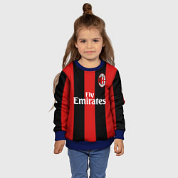 Свитшот детский Форма Милан Ибрагимович, цвет: 3D-синий — фото 2