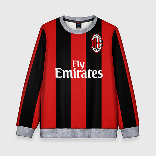 Детский свитшот Форма Милан Бекхэм / 3D-Меланж – фото 1