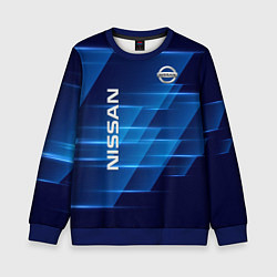 Свитшот детский Nissan, цвет: 3D-синий