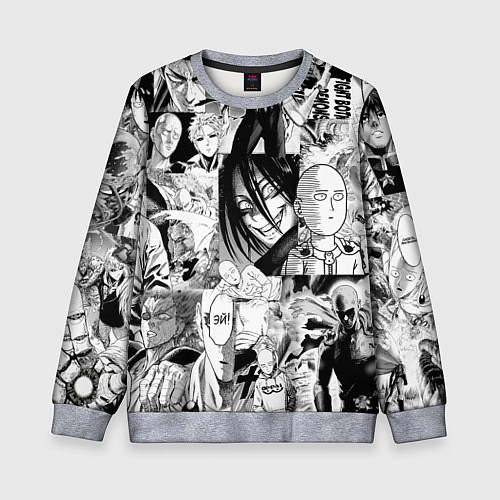 Детский свитшот One-Punch Man Ванпачмен / 3D-Меланж – фото 1