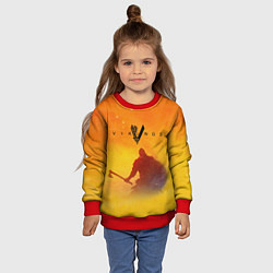 Свитшот детский Викинги Vikings Z, цвет: 3D-красный — фото 2
