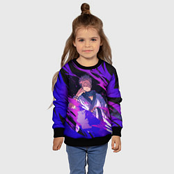 Свитшот детский Магическая битва, цвет: 3D-черный — фото 2