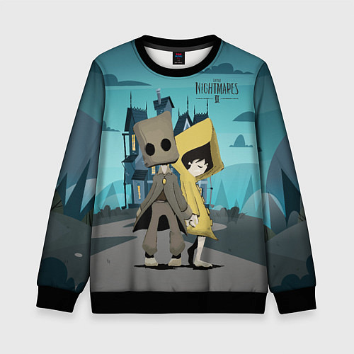 Детский свитшот Little Nightmares 2 / 3D-Черный – фото 1