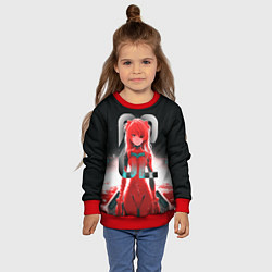 Свитшот детский Asuka Langley, цвет: 3D-красный — фото 2