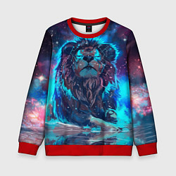 Свитшот детский Galaxy Lion, цвет: 3D-красный