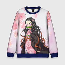 Свитшот детский НЕЗУКА NEZUKO, цвет: 3D-синий