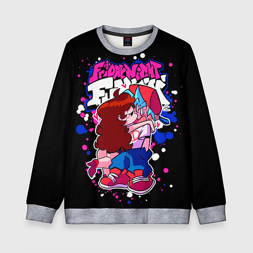 Детский свитшот Friday Night Funkin / 3D-Меланж – фото 1