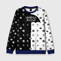 Свитшот детский Umbrella Academy, цвет: 3D-синий