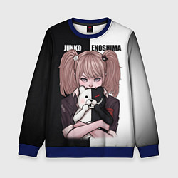 Свитшот детский MONOKUMA JUNKO, цвет: 3D-синий